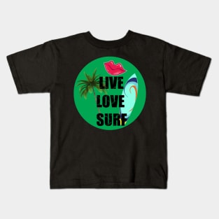 Live Love Surf Kids T-Shirt